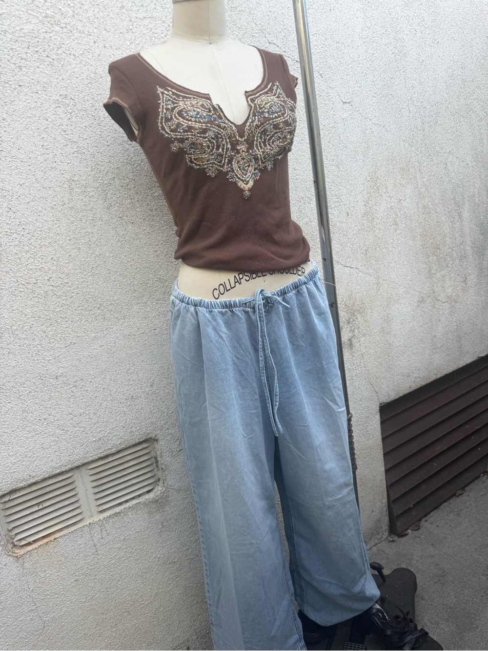 Y2K vintage cotton top - Picture 2 of 9